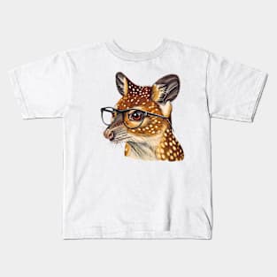 Spotty Genius: The Quoll with Specs Appeal! Kids T-Shirt